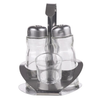 Przyprawniki  3 elementy na stojaczku